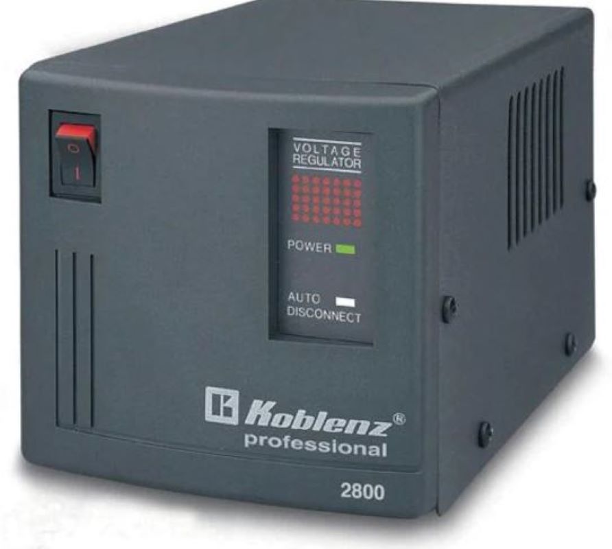 Regulador de Voltaje Koblenz ER-2800 de Gran Capacidad