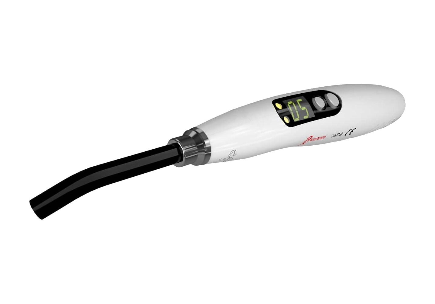 Lámpara fotocurado dental Resinas Inalámbrica Woodpecker LED B + Lentes de protección.