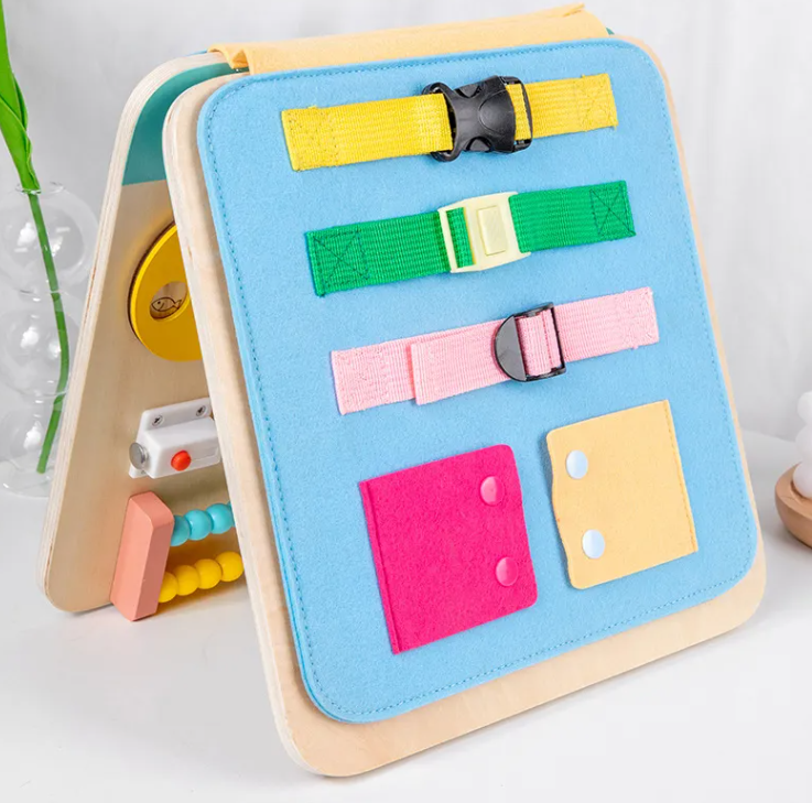 Tablero Sensorial Para Niños Pequeños Montessori Mounstro Libro juguete