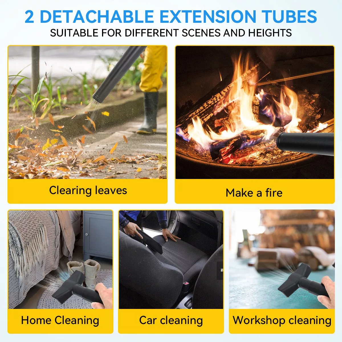 Soplador De Aire Eléctrica Bateria Inalambrica Aspiradora