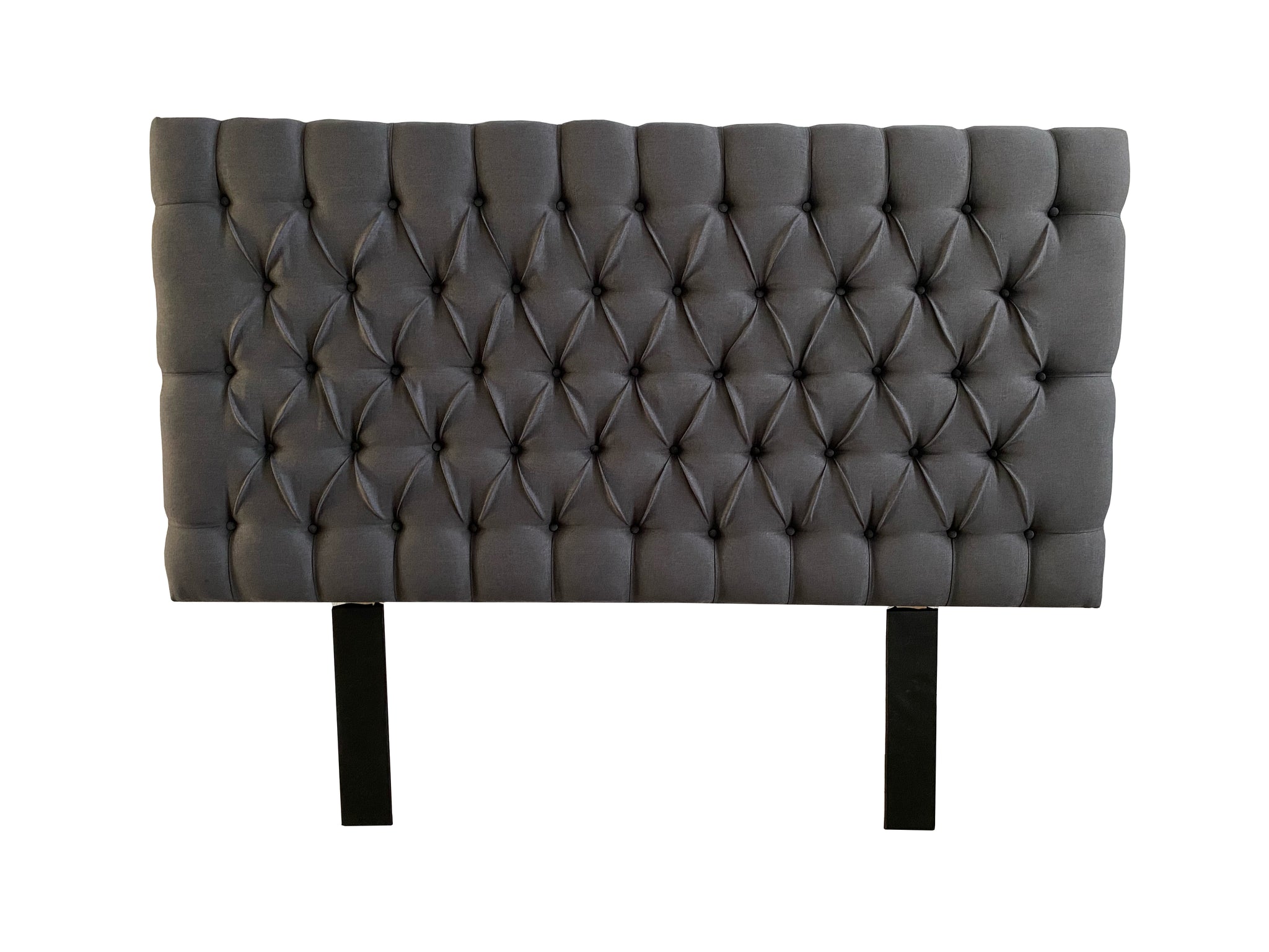 Cabecera Capitonada Soho Gris oxford matrimonial, El Bazar Store, Habitación, Moderna