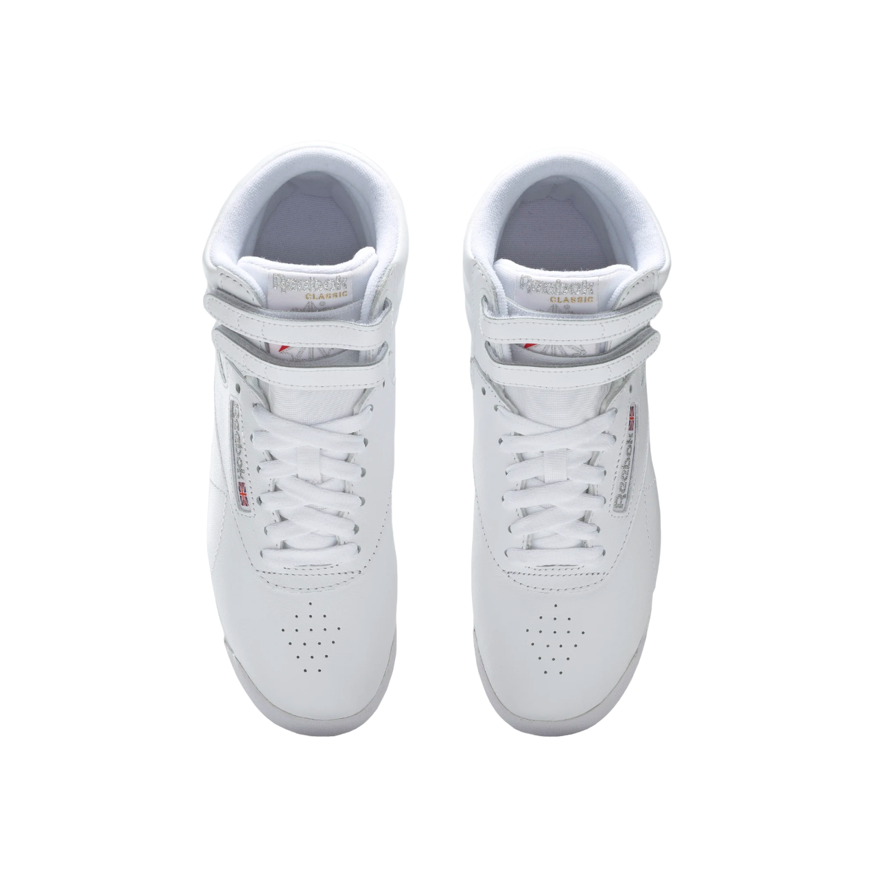 reebok freestyle hi mujer dorados