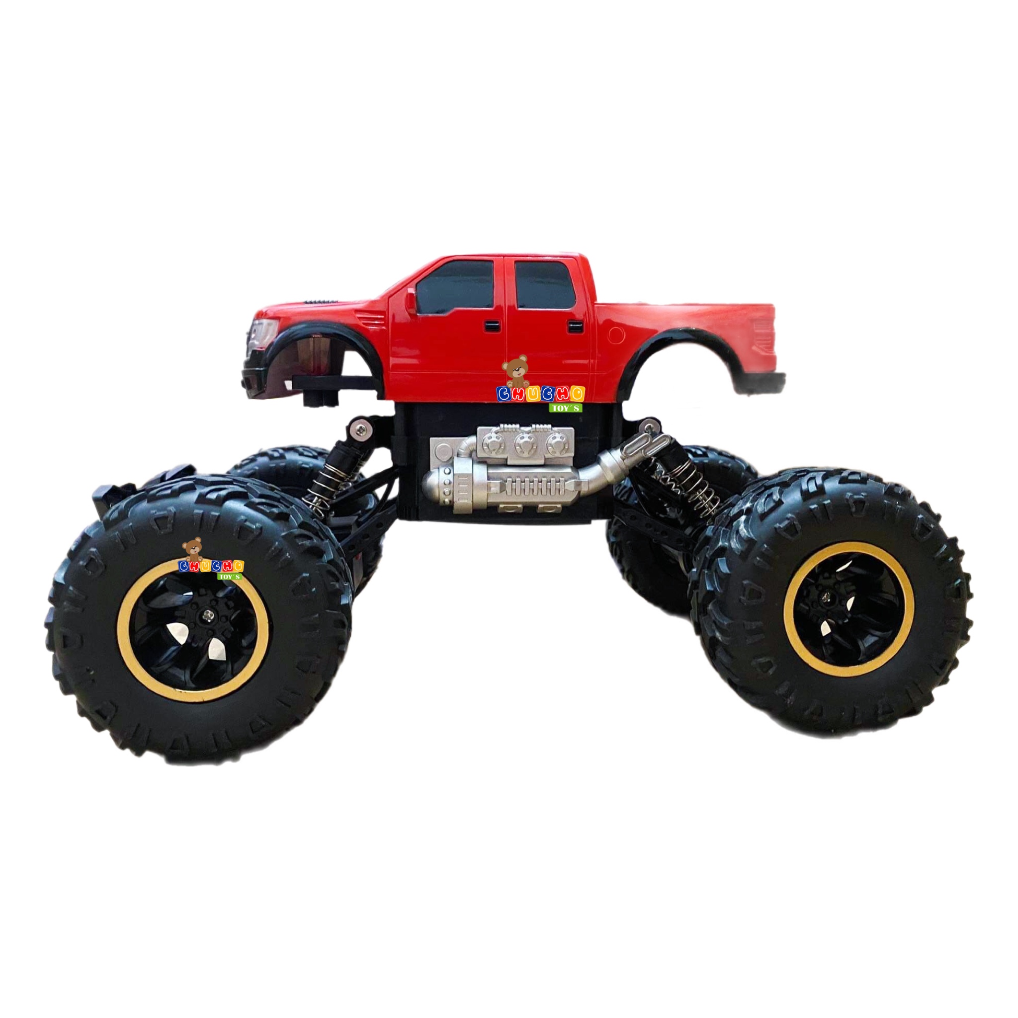 Camioneta Todo Terreno Control Remoto Pila Recargable Y Luz