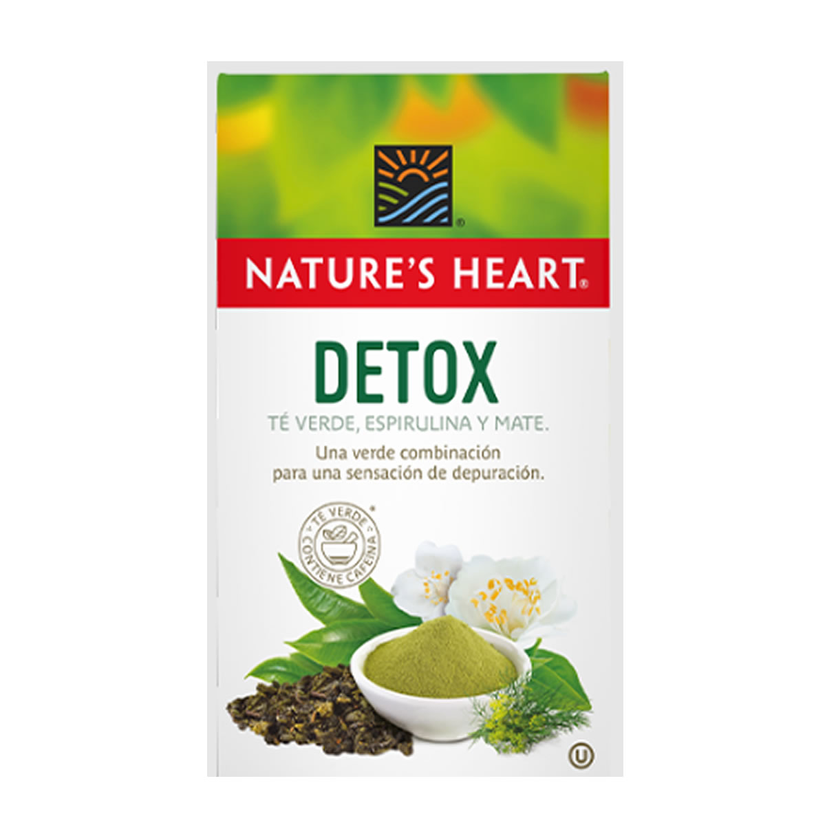 Té 4 sabores, 100 sobres de 1.5 g c/u Nature's Heart