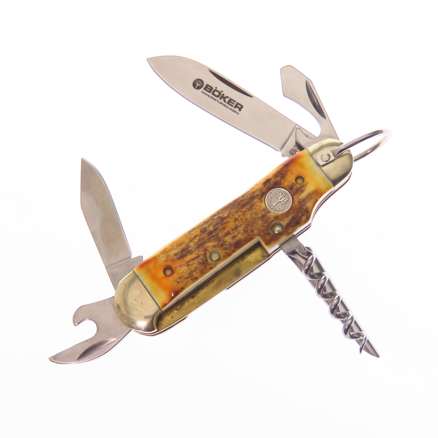 Bo110182hh1 Boker Navaja Camp Knife Ver - 1 Asta De Venado