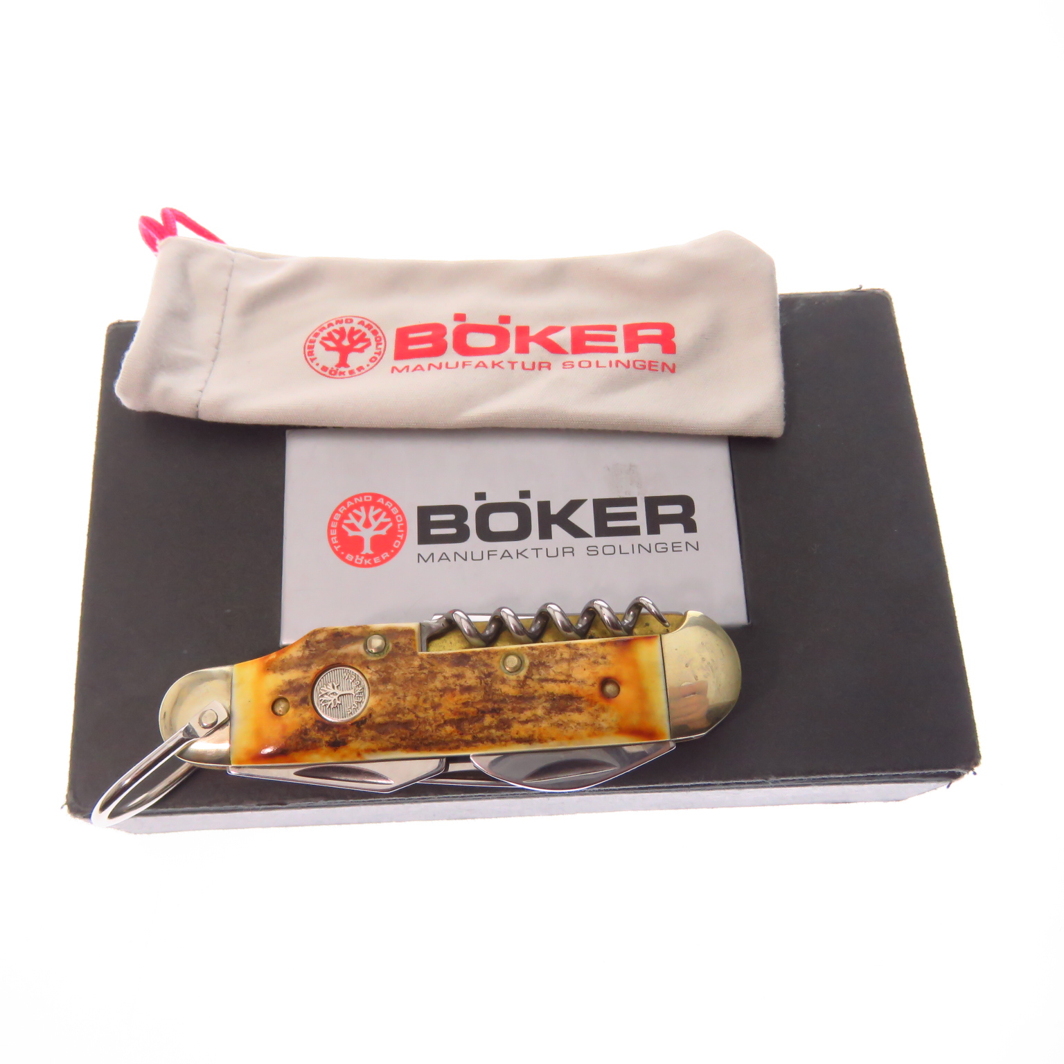 Bo110182hh1 Boker Navaja Camp Knife Ver - 1 Asta De Venado