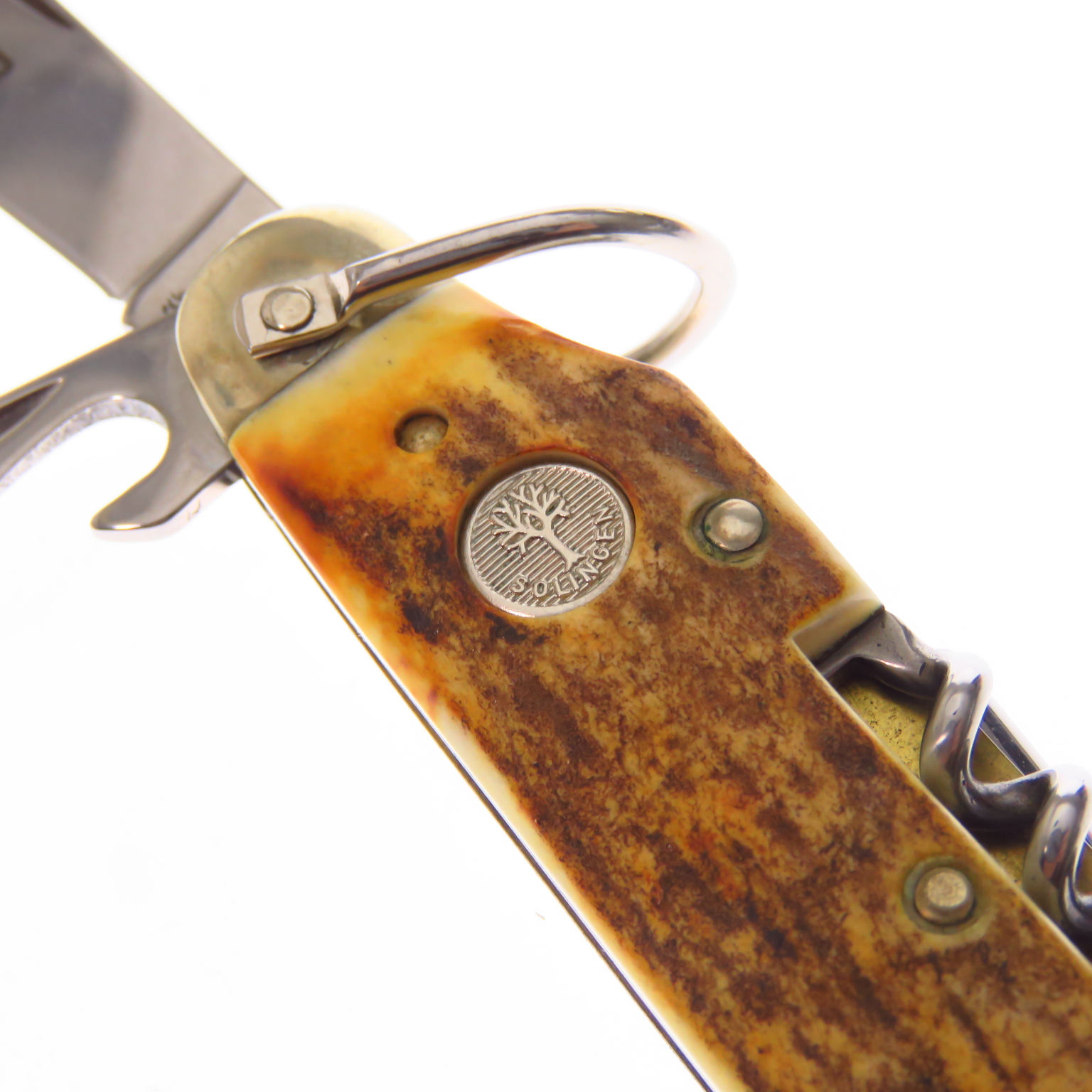 Bo110182hh1 Boker Navaja Camp Knife Ver - 1 Asta De Venado