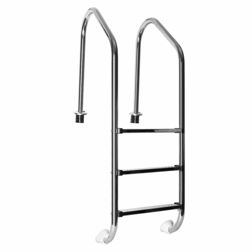 Escalera 3 Peldaños Panda Acero Inoxidable Piscinas Albercas