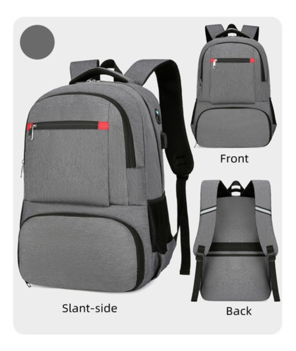 Bolsa De Almuerzo Impermeable Para Portátil Gris Oscuro