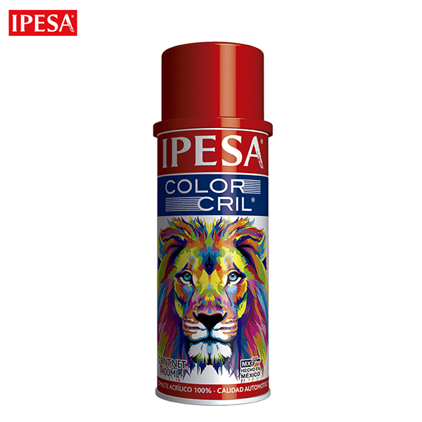 Ipesa Pintura en lata spray en presentación brillante madera mate y metalico