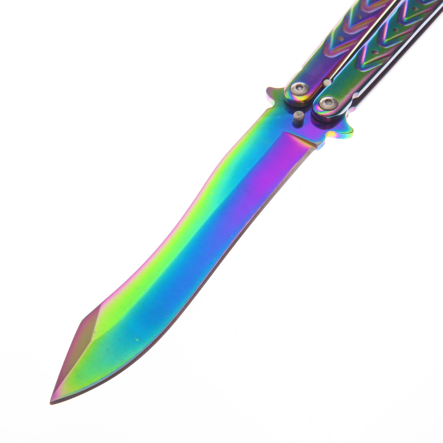 Dksgbs36 Dks Butterfly Rainbow Navaja Balisong C Funda Eco