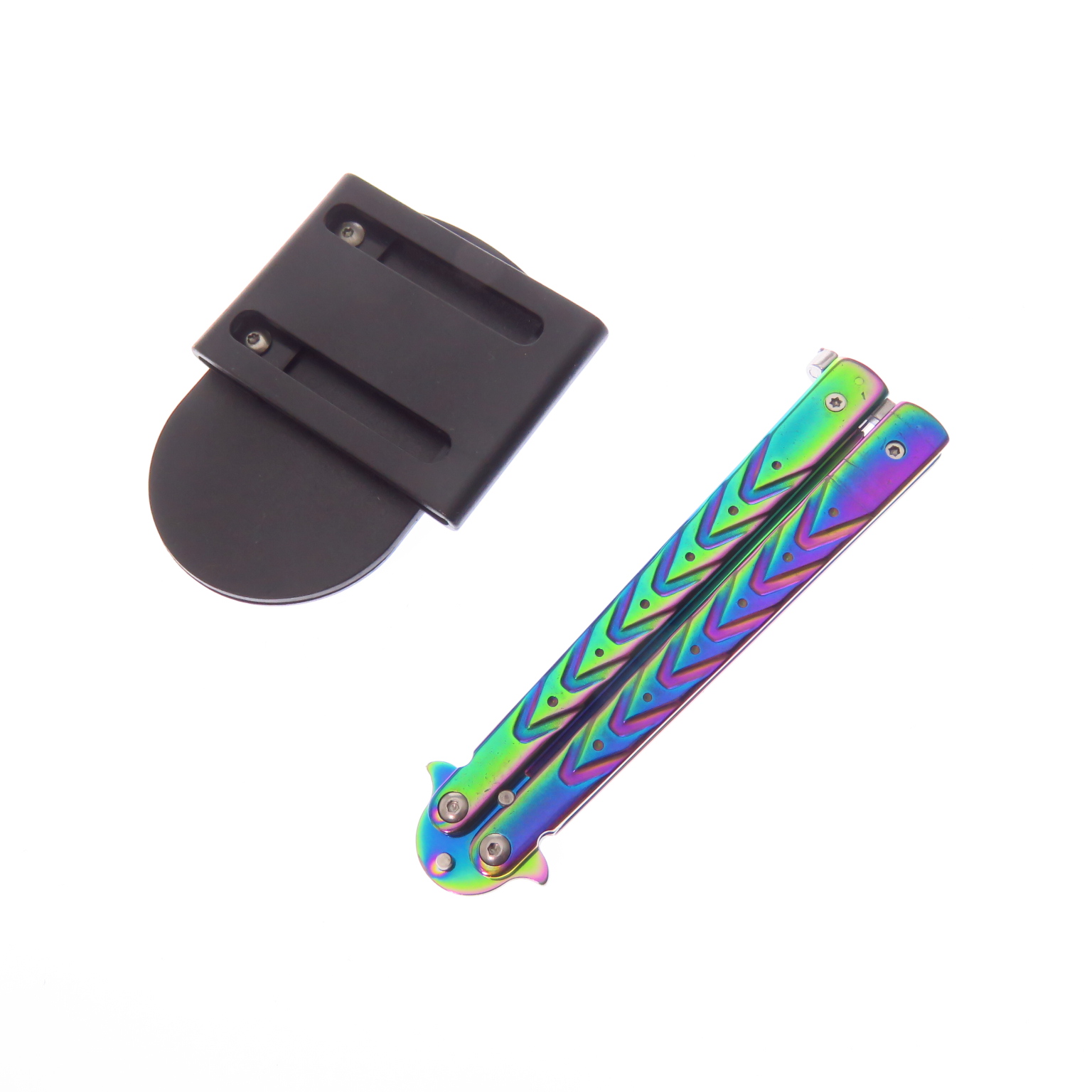 Dksgbs36 Dks Butterfly Rainbow Navaja Balisong C Funda Eco