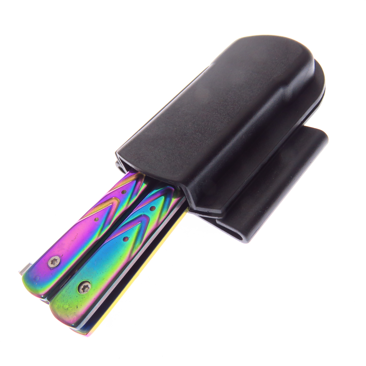Dksgbs36 Dks Butterfly Rainbow Navaja Balisong C Funda Eco