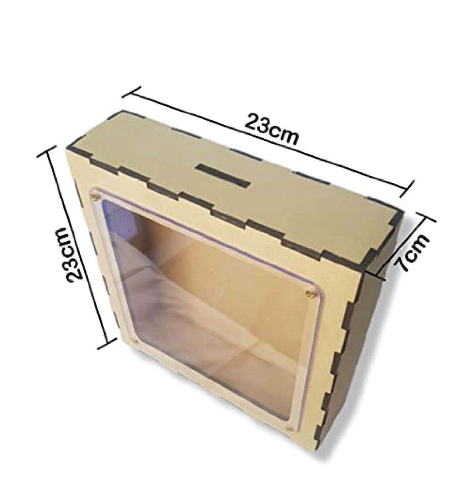 Alcancia de MDF Viajes