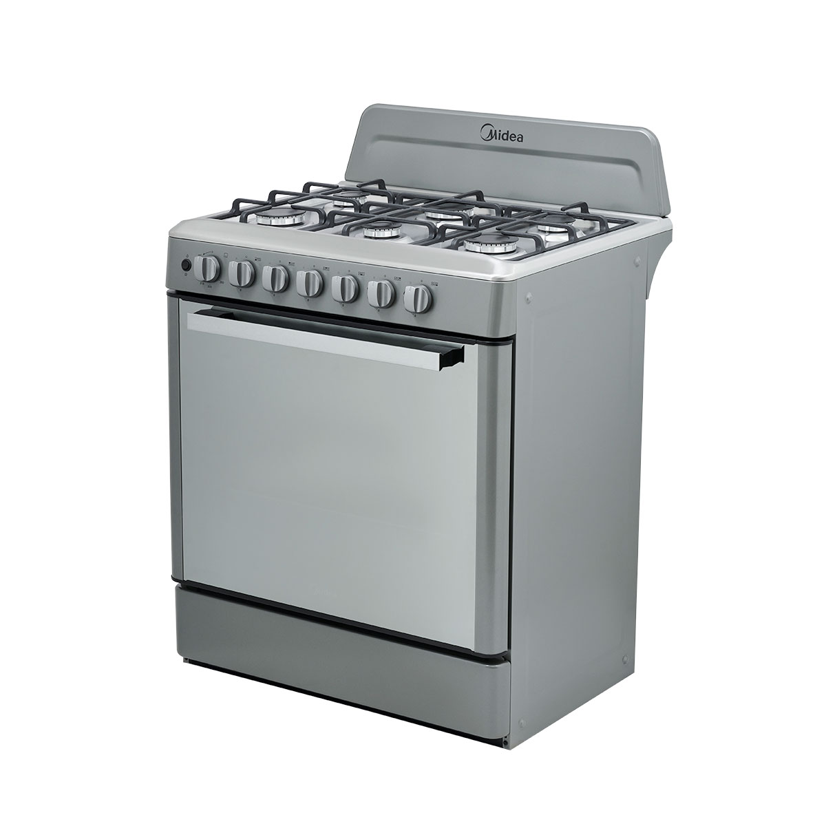 Estufa Piso Gas 6 Quemadores Horno C/ Luz Mgs30fs1emg Midea