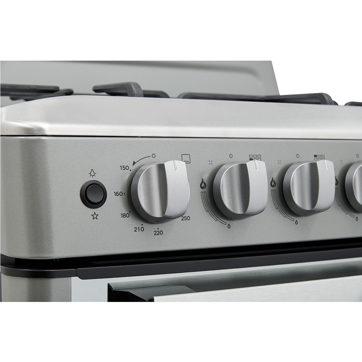 Estufa Piso Gas 6 Quemadores Horno C/ Luz Mgs30fs1emg Midea