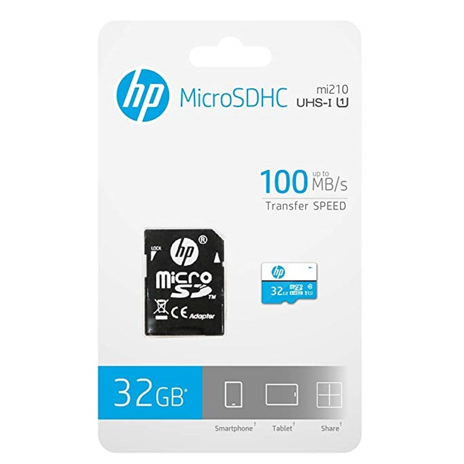 MEMORIA HP MICRO SD 32GB C/10 100MB