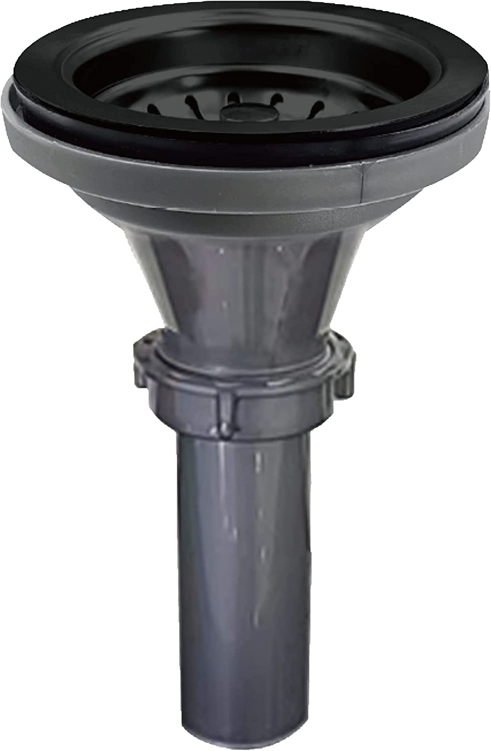 CNX, Tarja Doble en Acero Inoxidable Para Submontar, Incluye 2x Contra Canasta Negras (82 cm x 47 cm).