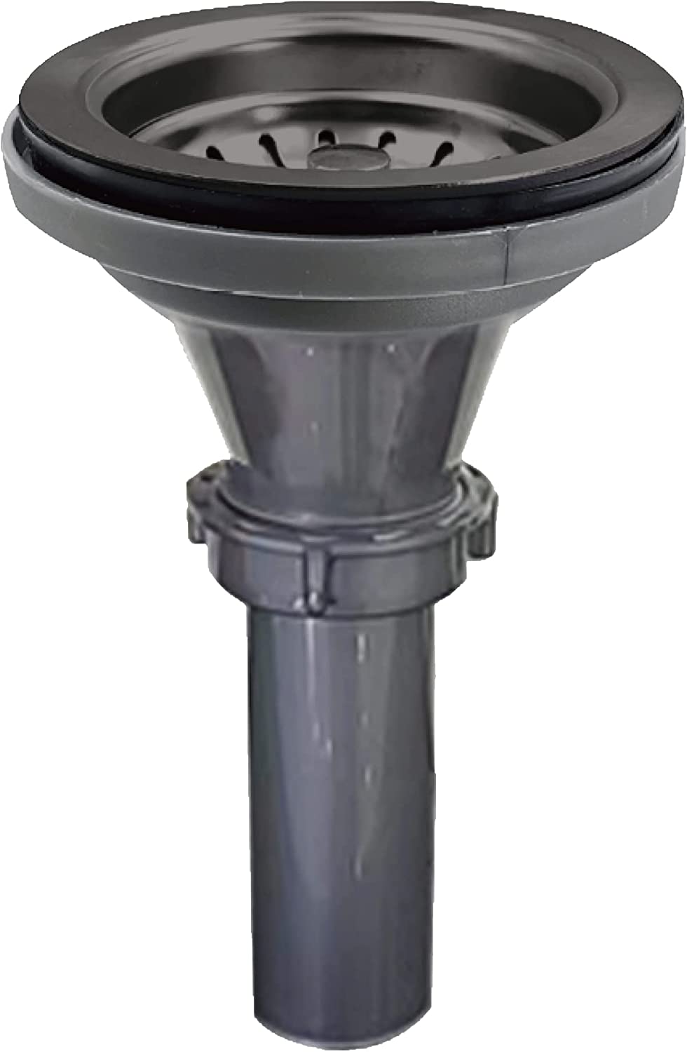 Tarja Doble de Submontar Negra, Incluye Dos Contra Canastas de Acero