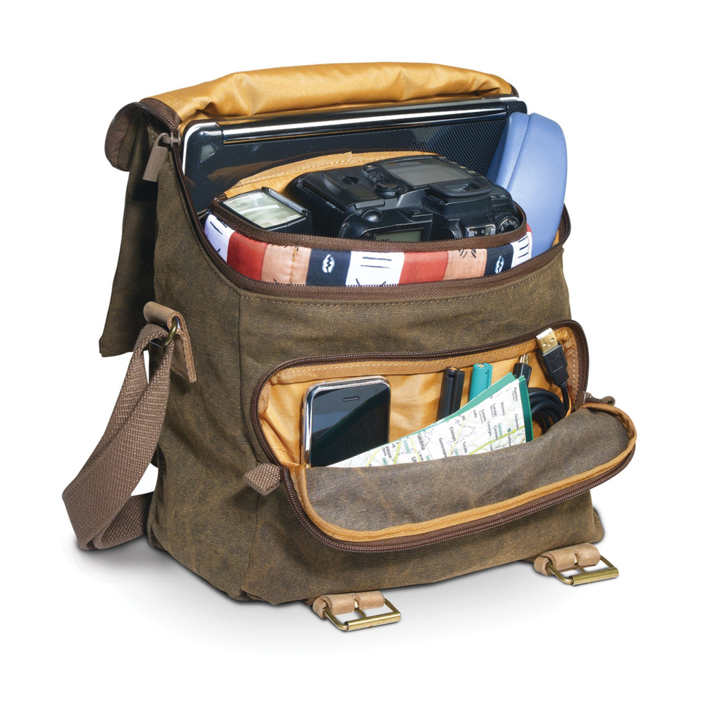 Bolsa Mensajero Chica Manfrotto National Geographic NG A2540 para Cámara Fotográfica África Marrón