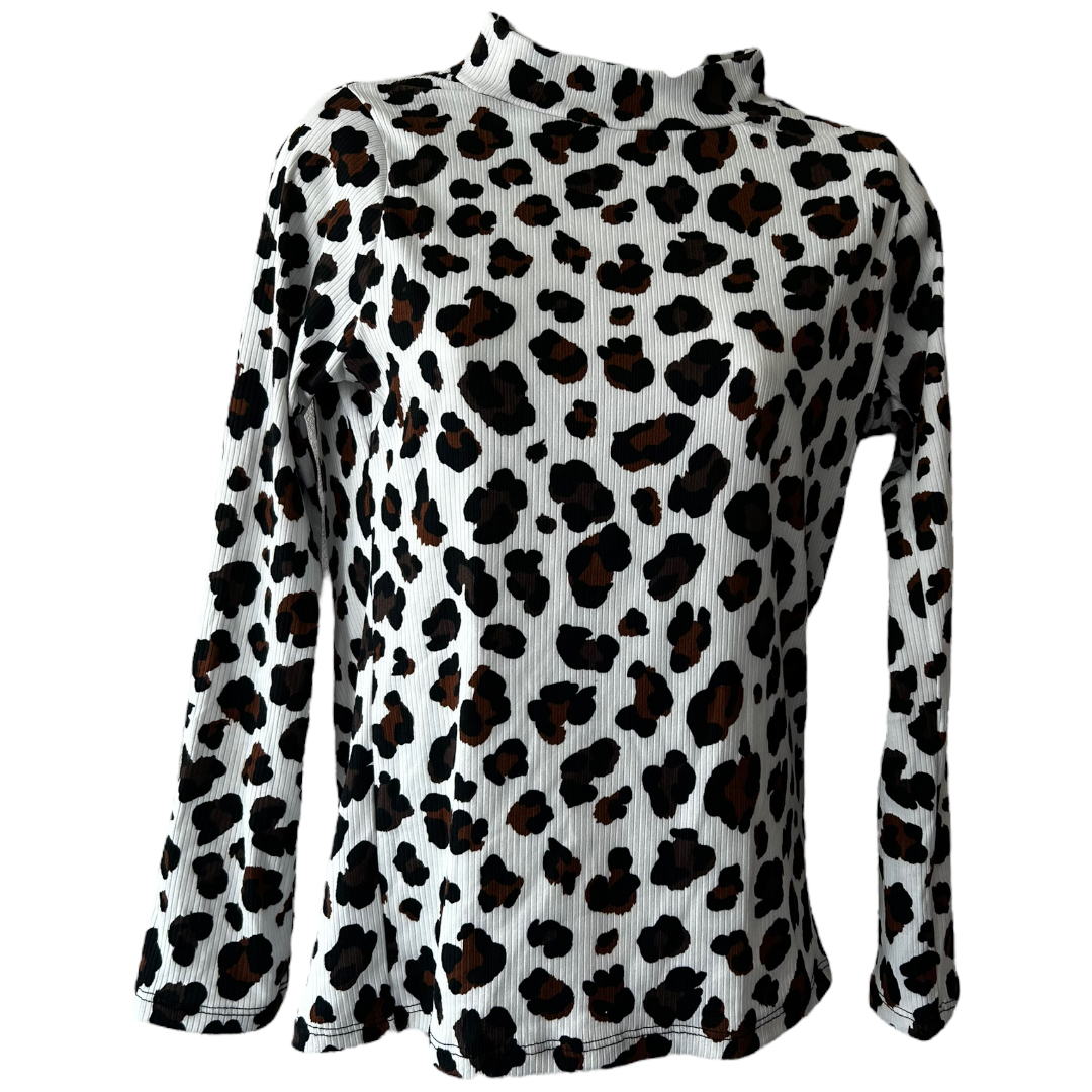 Blusa manga outlet larga animal print