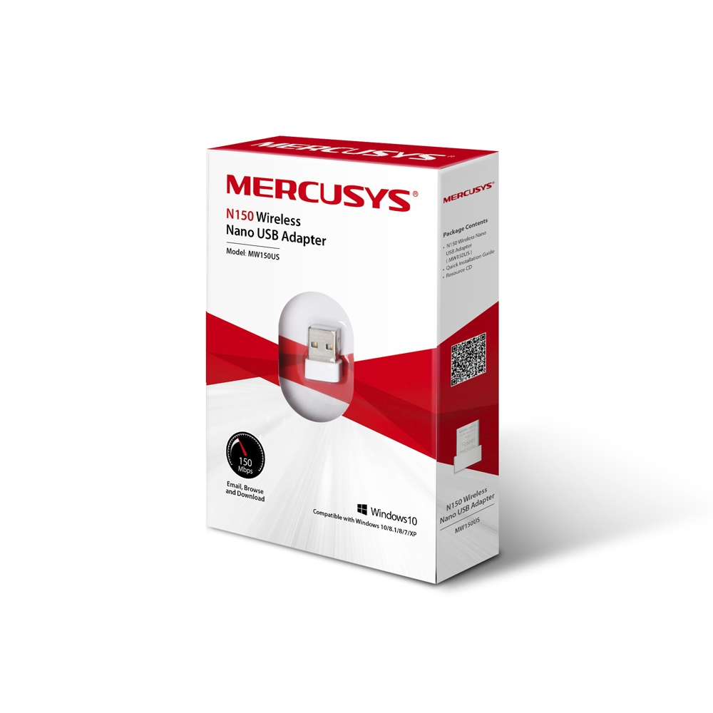 Adaptador Mini N150 Usb Wifi Mercusys Mw150us