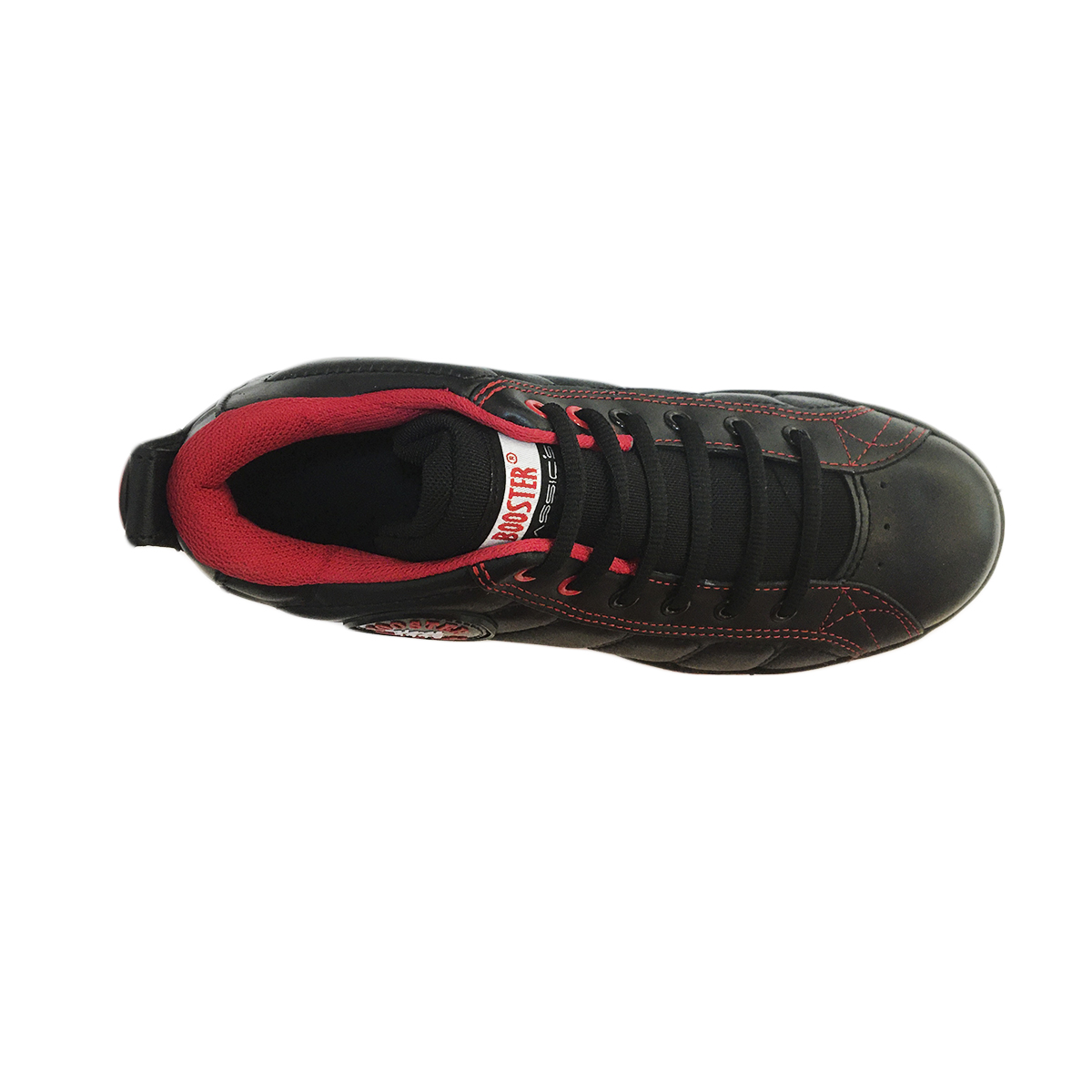 Tenis Negros Booster De Piel Bota