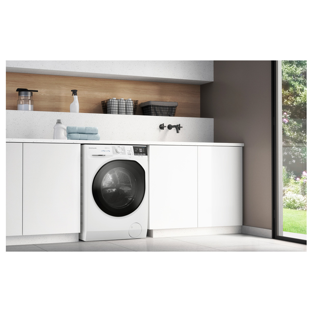 Lavasecadora Carga Frontal Frigidaire 11Kg 7Kg Perfect Care Blanca