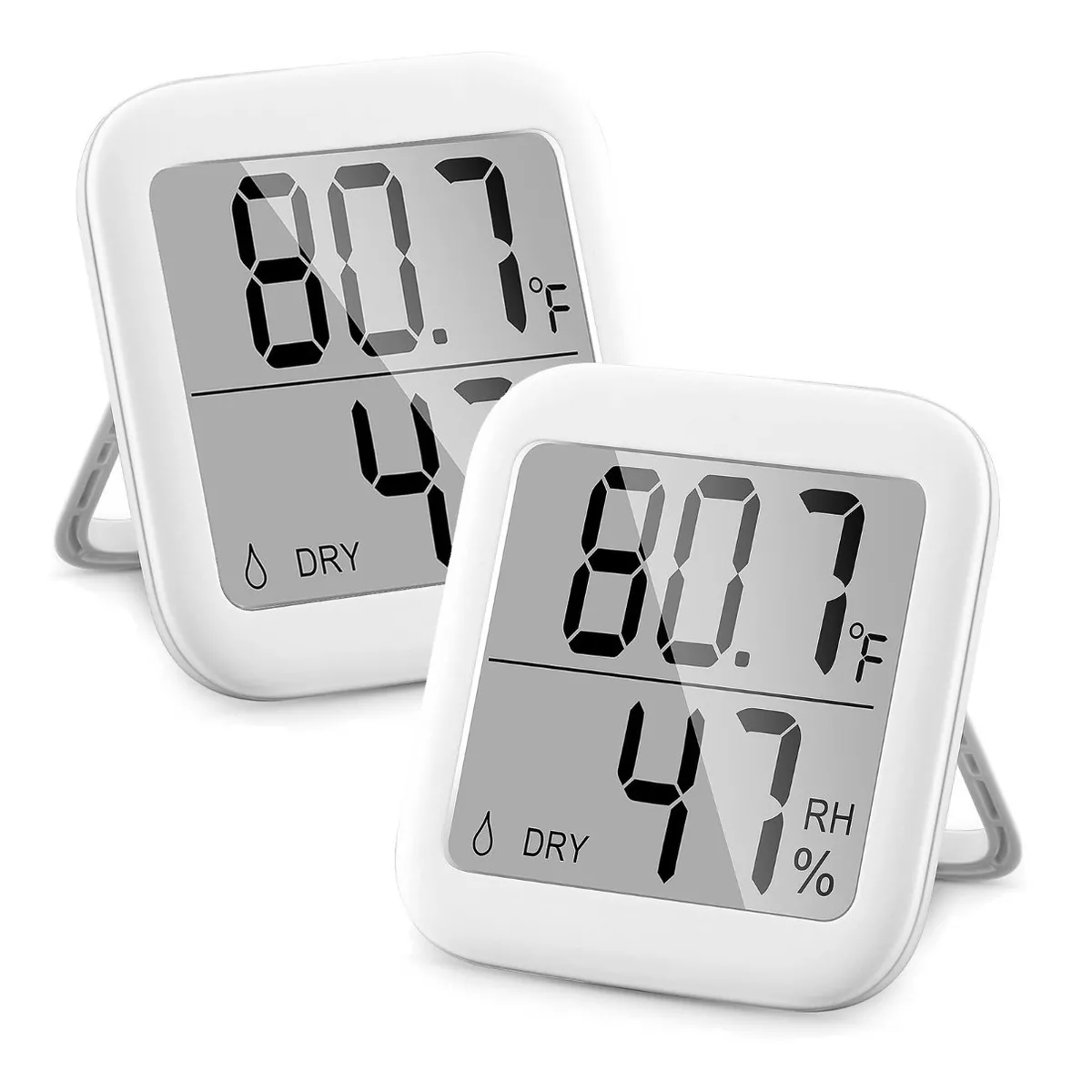 Termómetro Higrómetro Digital Medidor Humedad Interior, 2pzs