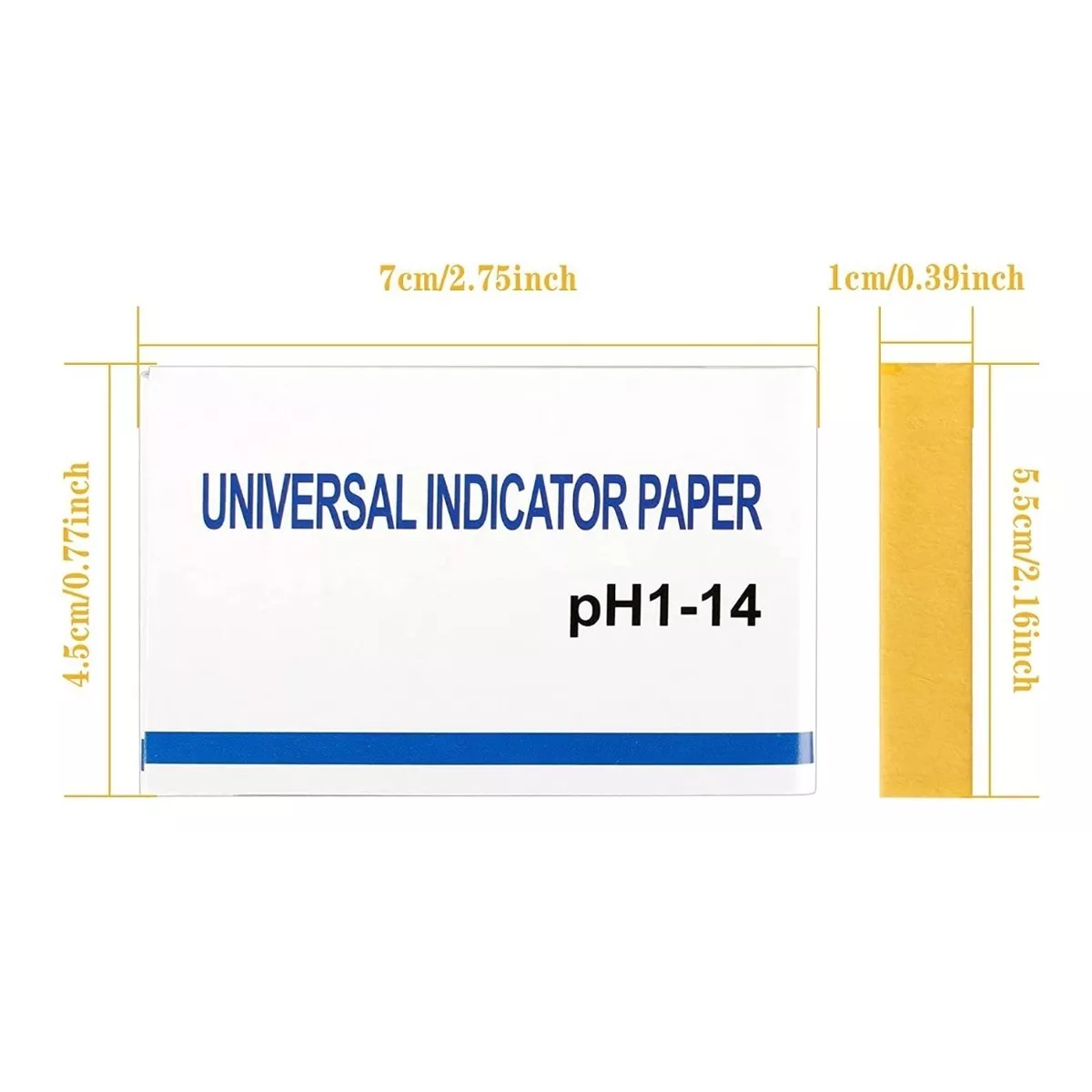 Tiras de papel pH 1-14