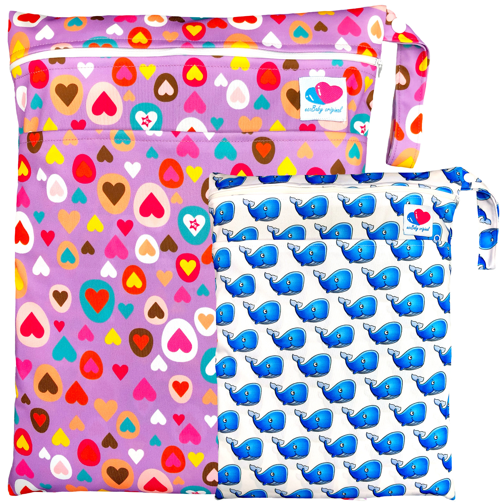 Bolsa para pañales de tela wetbag impermeable grande ecobaby original