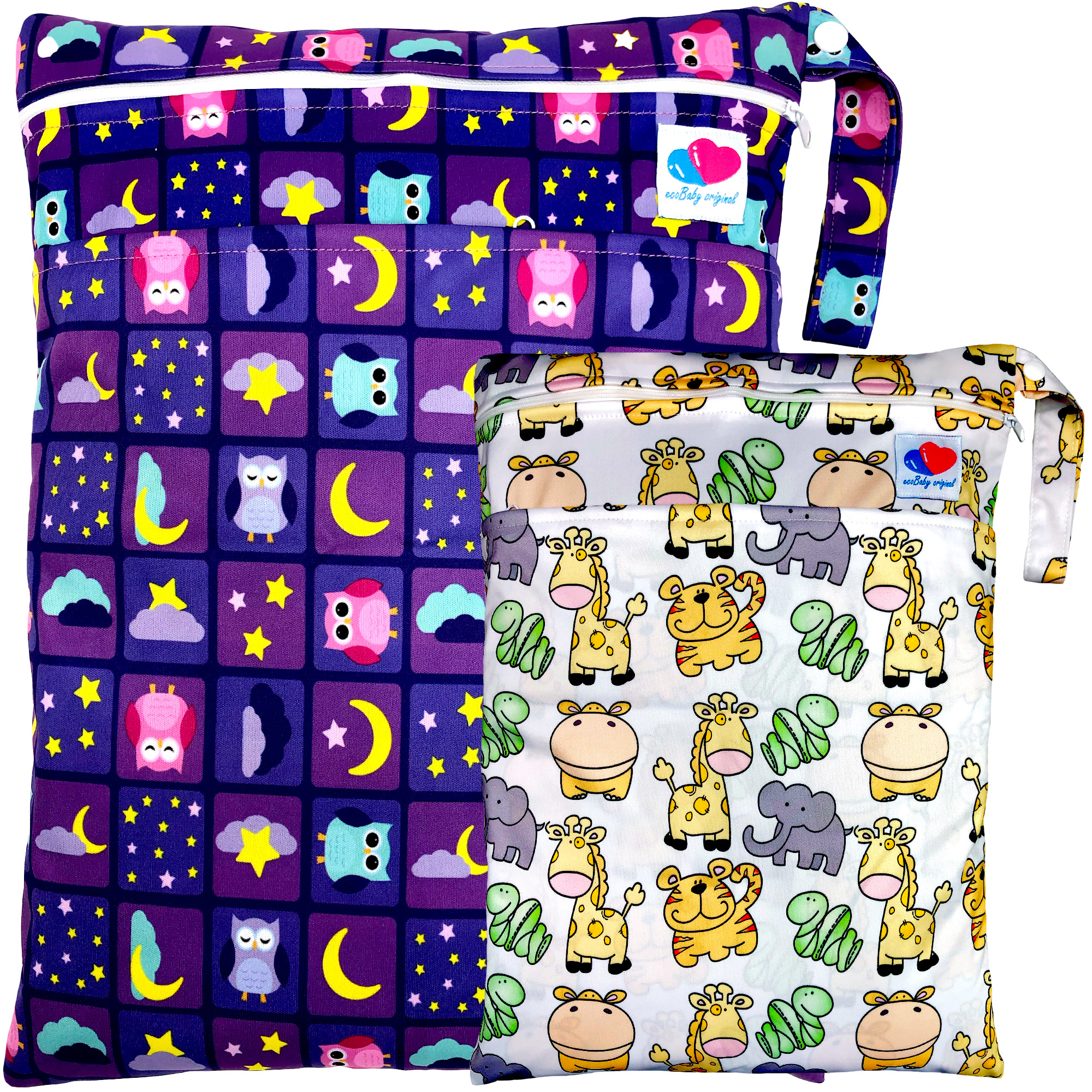 Bolsa para pañales de tela wetbag impermeable grande ecobaby original