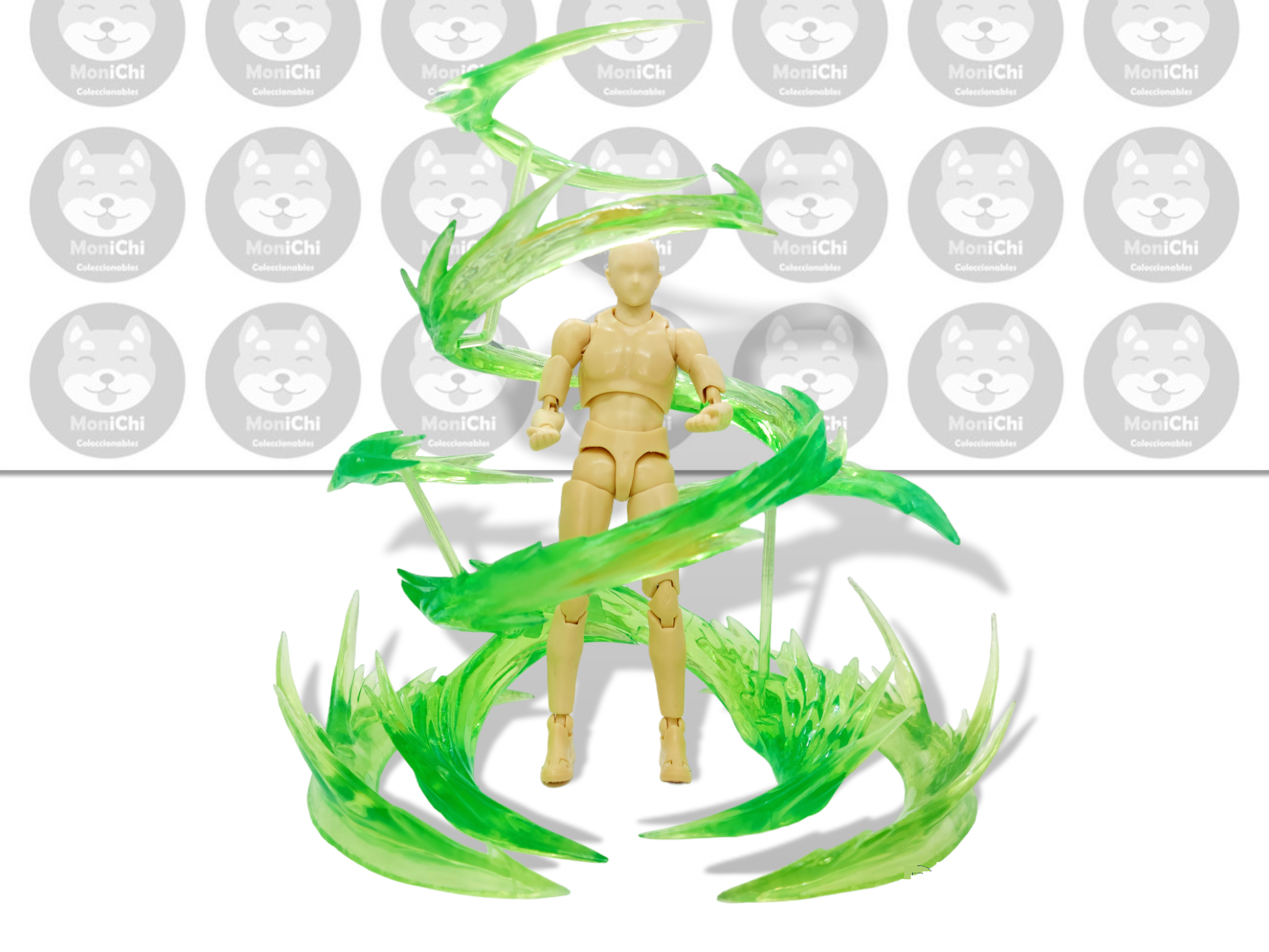 Tamashii Effect Efecto Poder Aura Viento Verde Figuarts Myth