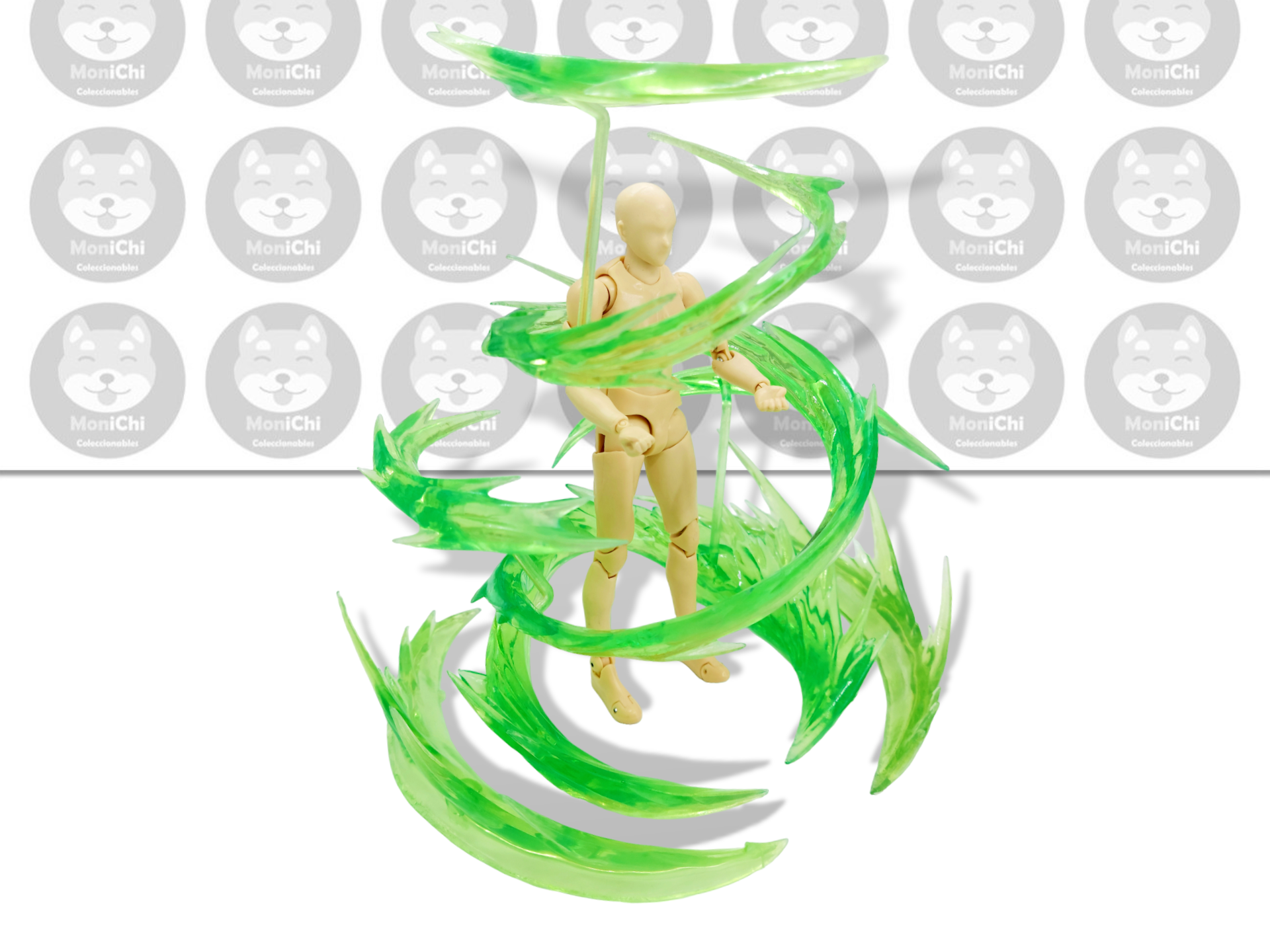 Tamashii Effect Efecto Poder Aura Viento Verde Figuarts Myth