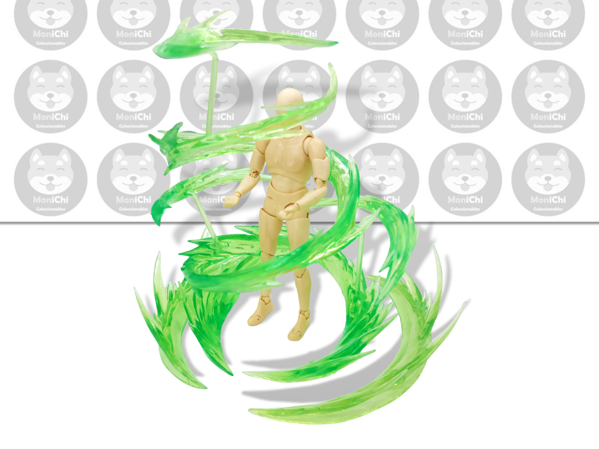 Tamashii Effect Efecto Poder Aura Viento Verde Figuarts Myth
