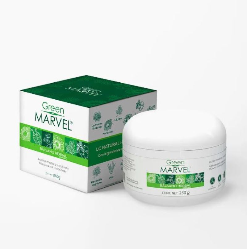 Bálsamo Herbal Inova Green Marvel Acción Inmediata