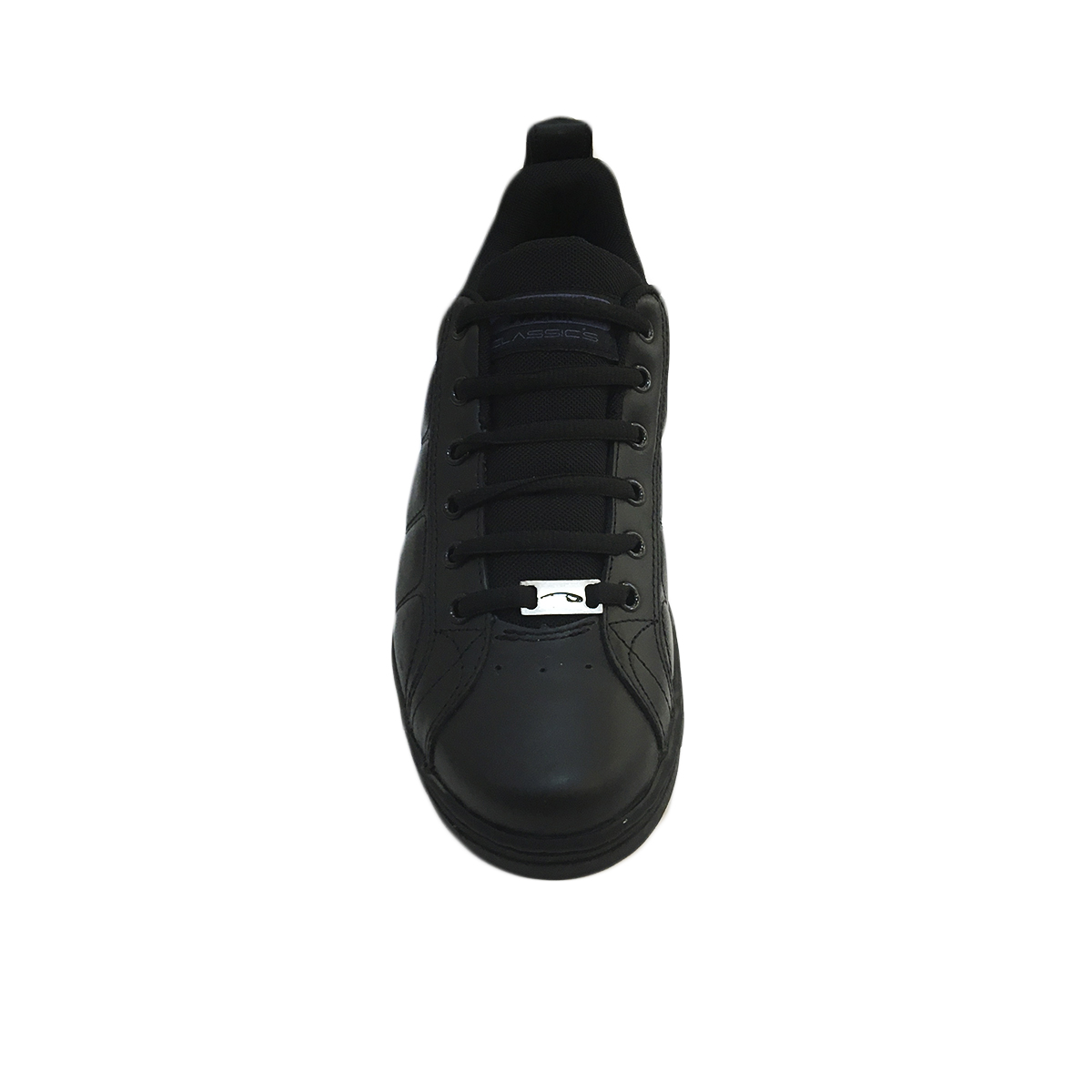 Tenis Negros de piel Booster Hombre 
