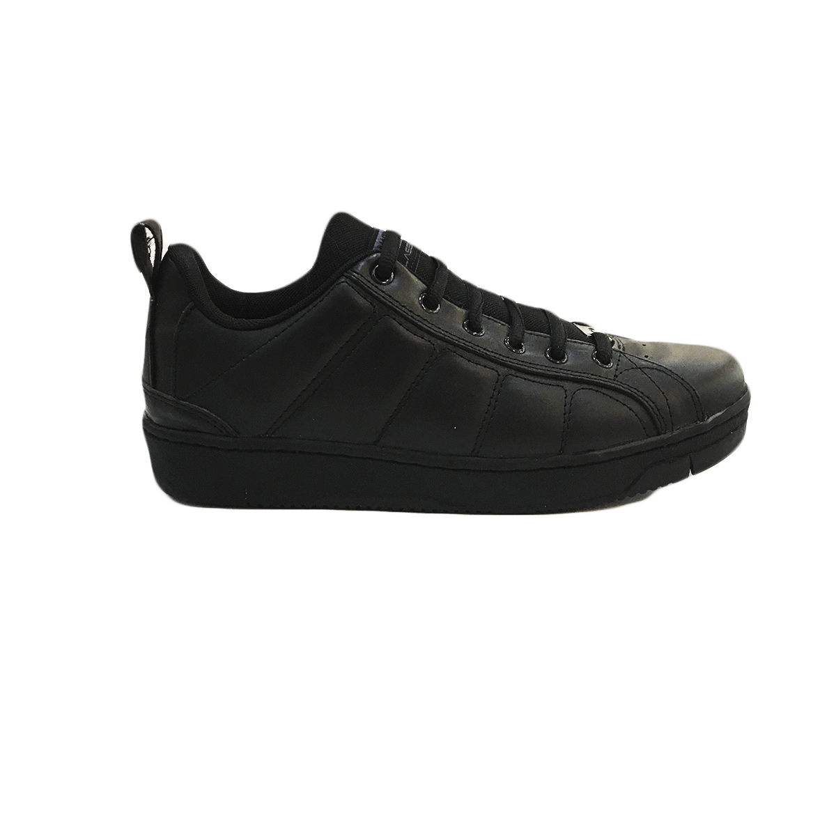 Tenis Negros de piel Booster Hombre 