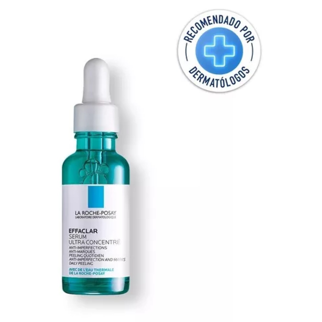 Sérum Ultra Concentrated Serum La Roche-Posay Effaclar noche para piel acneica de 30mL
