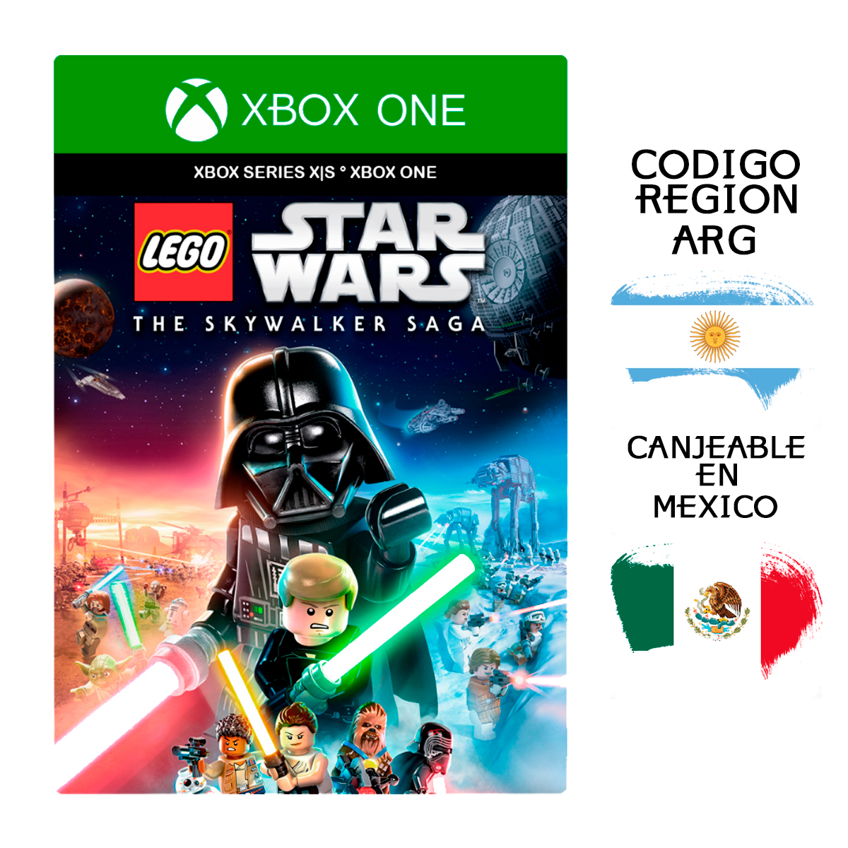 LEGO Star Wars: The Skywalker Saga Codigo Digital Region (ARG) Canjeable en Mexico