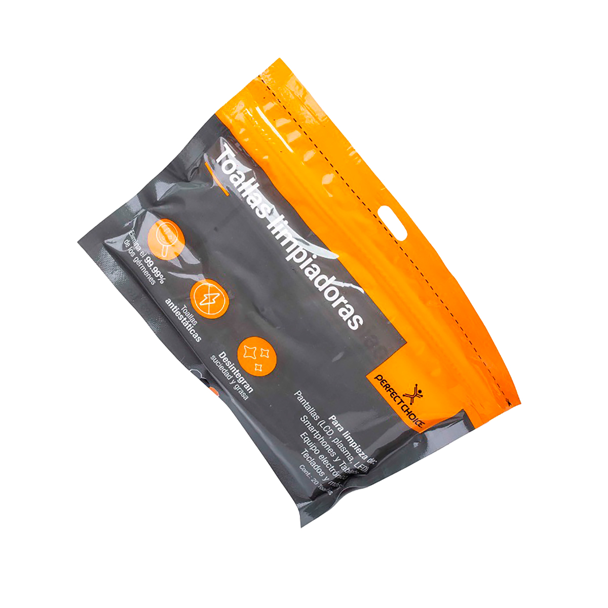Toallas limpiadoras PERFECT CHOICE  PC-030270