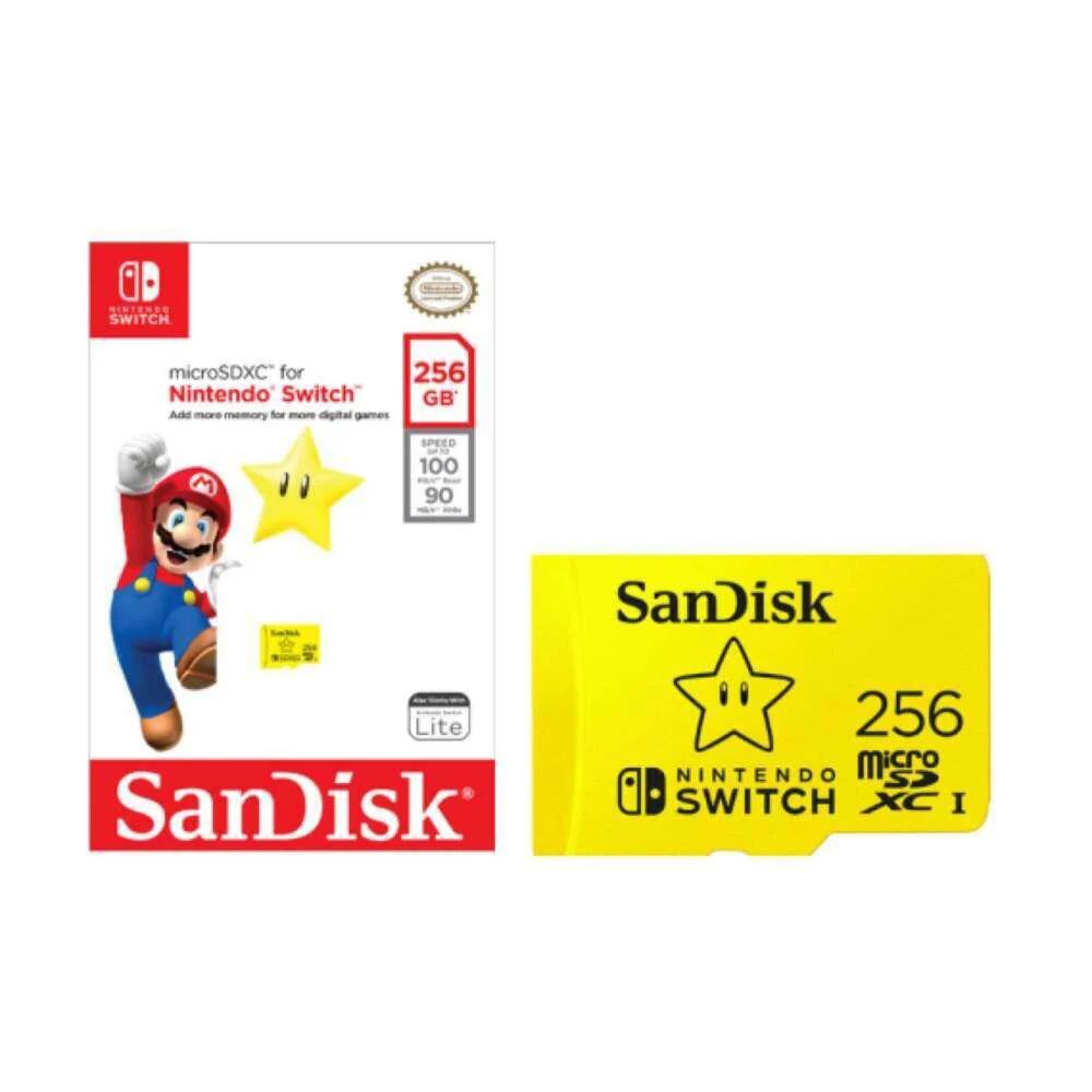 Sandisk Memoria Micro Sd 256gb 4k Nintendo Switch