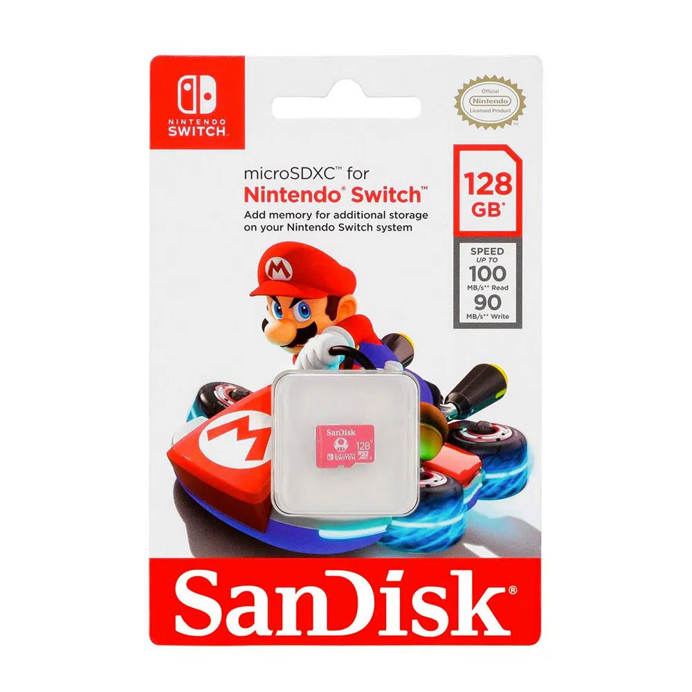 Sandisk Memoria Micro Sd 128gb 4k Nintendo Switch