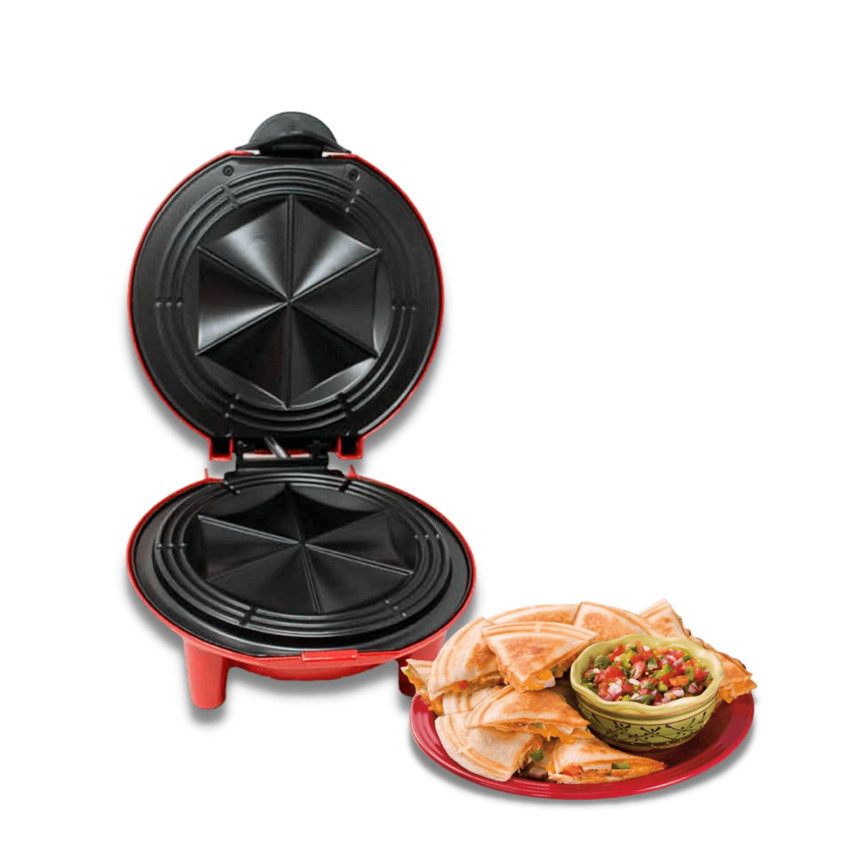 QUESADILLERA 6 PORCIONES ROJA HAMILTON BEACH