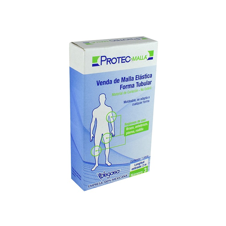 Venda Malla Elastica Forma Tubular #3 - 2 Metros