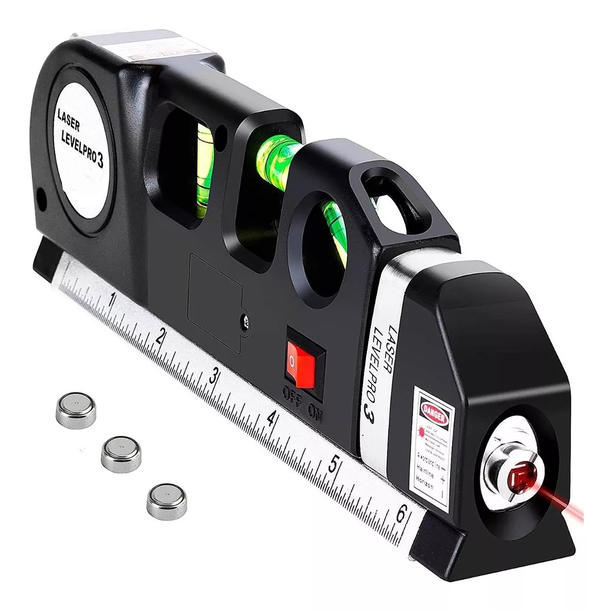 Nivel Láser Multiuso Con Burbuja Y 3 Modos Profesionales