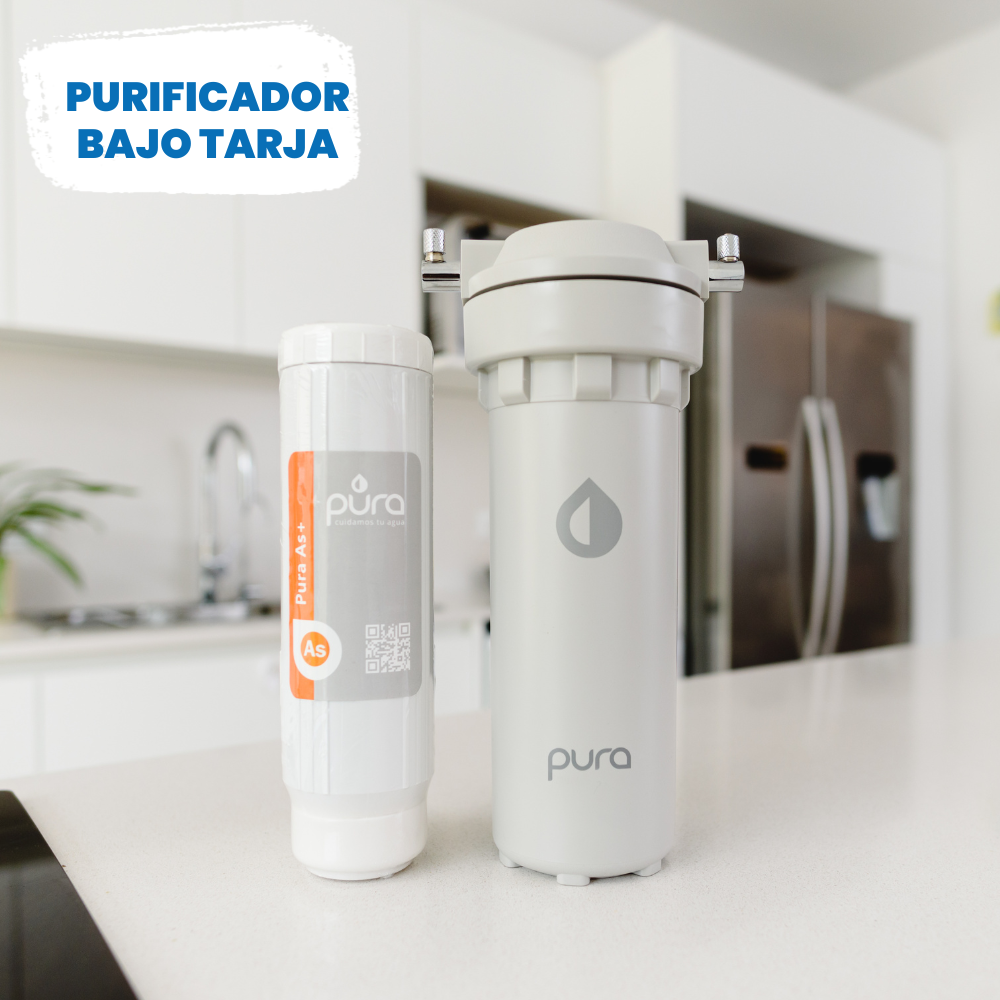 Filtro Purificador de Agua BAJO TARJA PURA Atlántico | Agua sin Arsenico y Metales Pesados | 