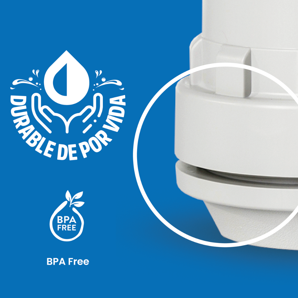 Filtro Purificador de Agua BAJO TARJA PURA Atlántico | Agua sin Arsenico y Metales Pesados | 