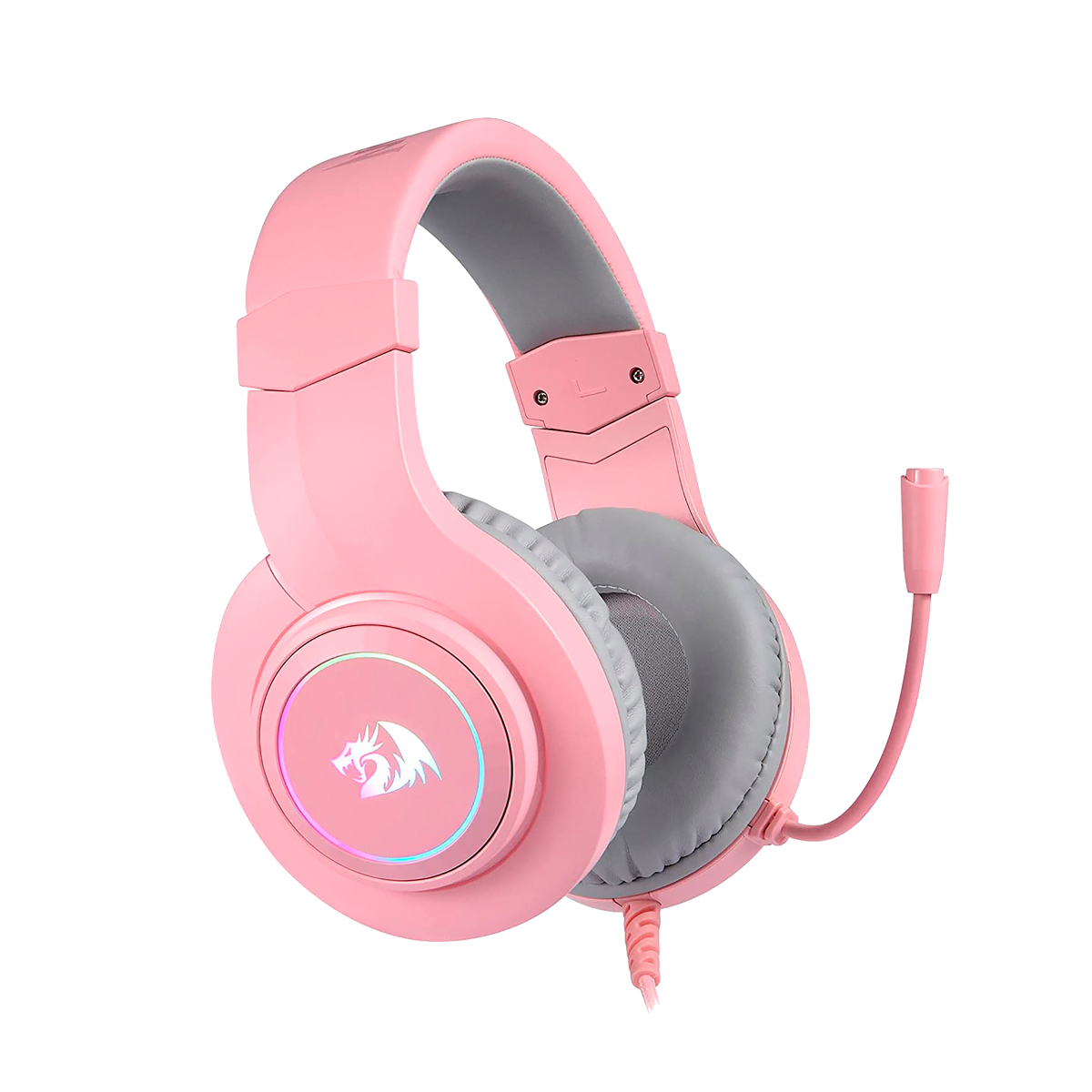 Audífonos Redragon Hylas Rosa H260P