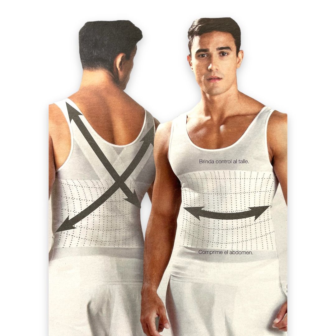 Camiseta Postura Para Caballero Moldeadora De Control Lyndo